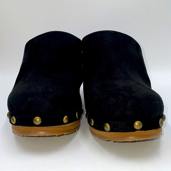 Tony Little Cheeks Black Studded Clogs - Picture 3 of 10